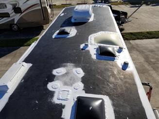 rv roof sealant repair and paint Sarasota